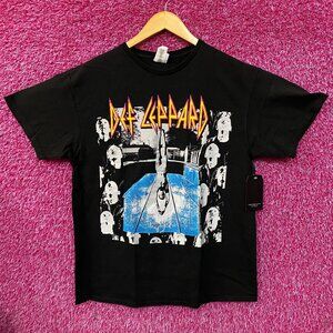 Def Leppard "High 'n' Dry" Album Cover Rock Band T-Shirt Medium